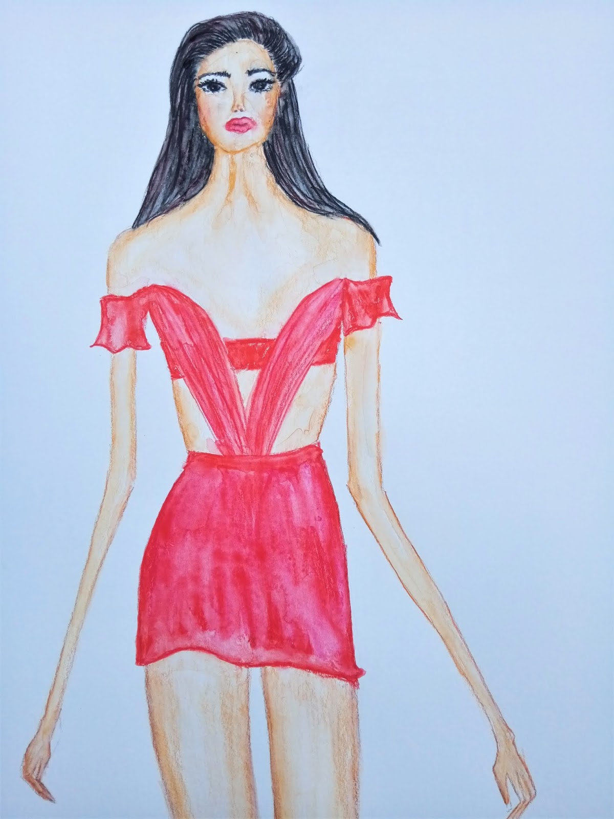 Watercolour sales fashion illustrations